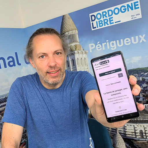 Illustration de l'article de Dordogne Libre sur iCanSend